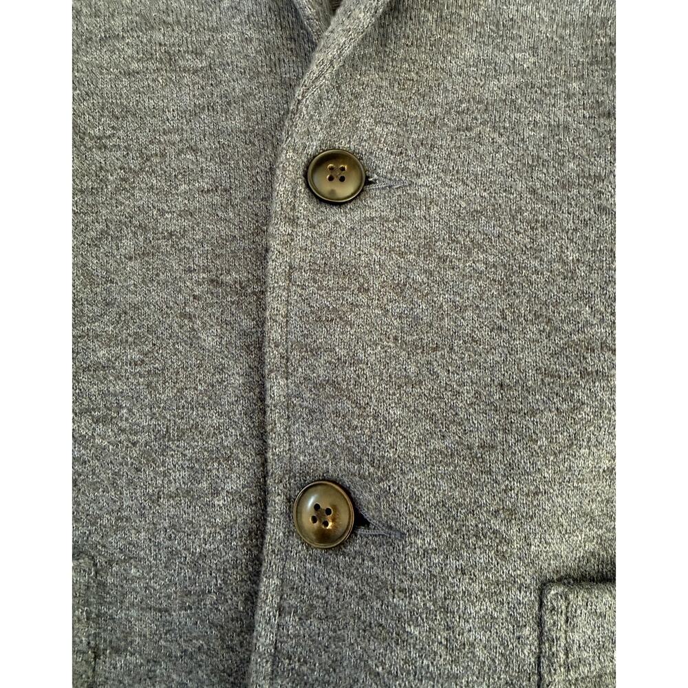 Faherty Reserve The Inlet Blazer Men’s Med Navy Organic Cotton Knit Sport Coat - Picture 4 of 16